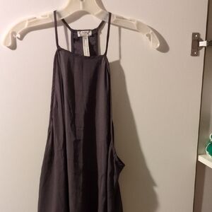 Free People Dark Strappy Top